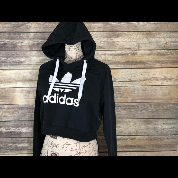 adidas Sweaters - Adidas crop hoodie